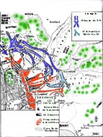 Cliquez pour agrandir le plan des combats