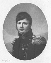 Une figure célèbre du 1er hussards : le colonel Marcellin Marbot, entré au régiment en septembre 1799,est nommé maréchal des logis le 1er décembre et sous-lieutenant le 31 décembre de la même année