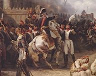 La Barrière de Clichy, défense de Paris le 30 mars 1814 . Horace Vernet - RMN
