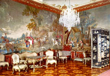 Le château de Schönbrunn - La chambre de Napoléon